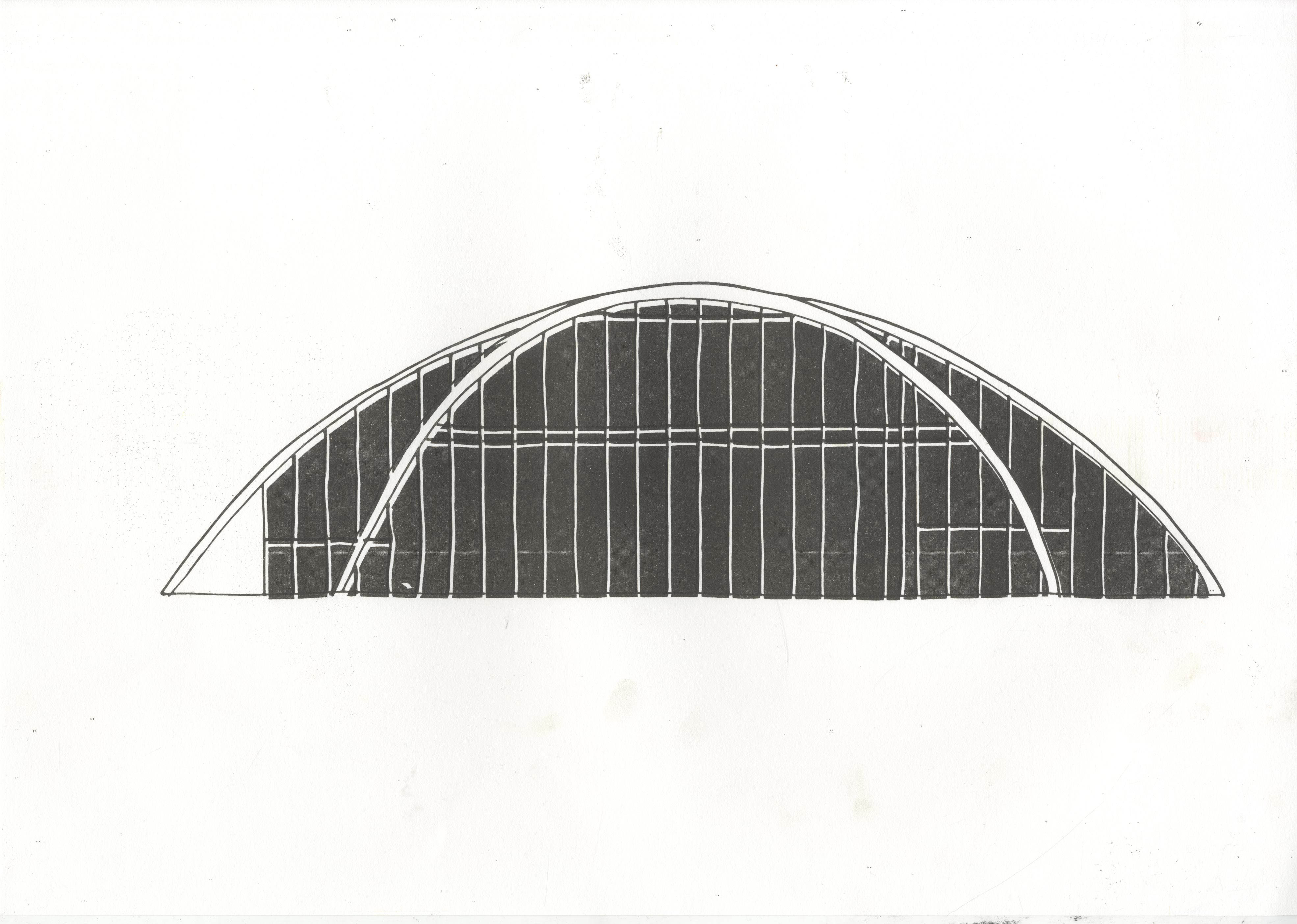 An illustration of the Rondo Art Gallery in Katowice